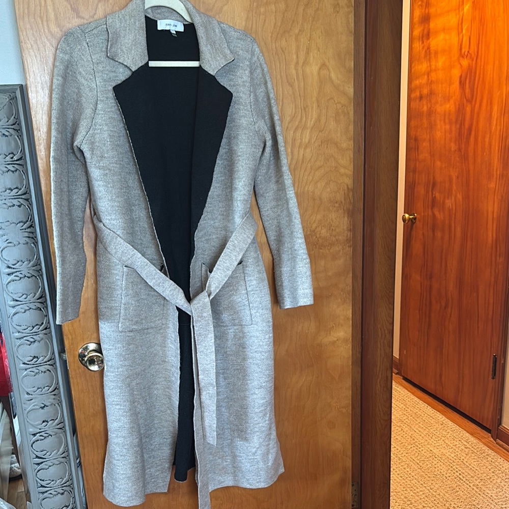 John + Jenn Longline Belted Cardigan